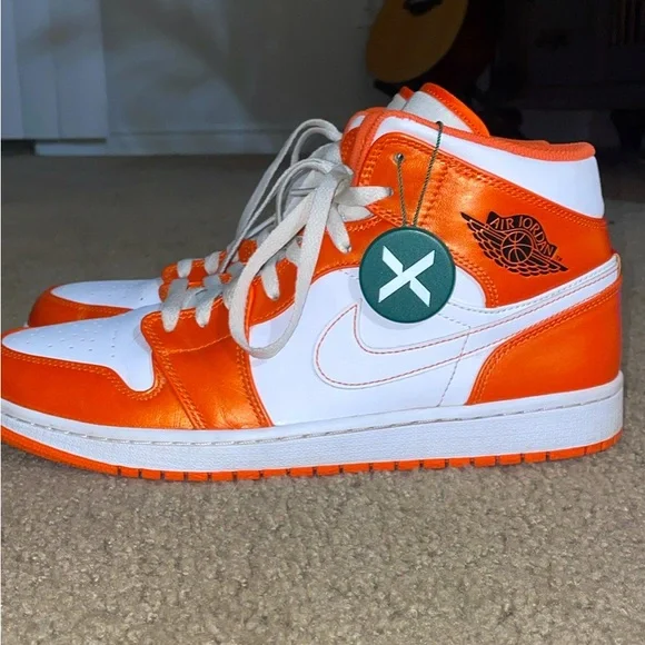 Nike | Shoes | Jordan Mid Metallic Orange Size 11 In Mens  display picture 3